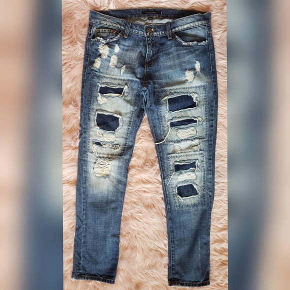 flying monkey distressed boyfriend jeans